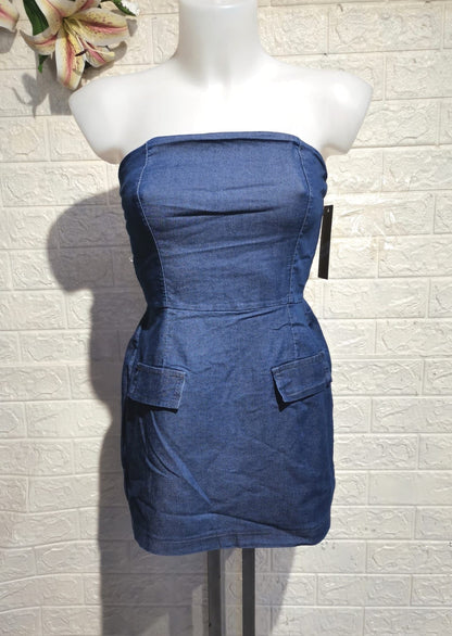 Mini Dress Denim